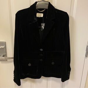 Joie Black Velvet Blazer